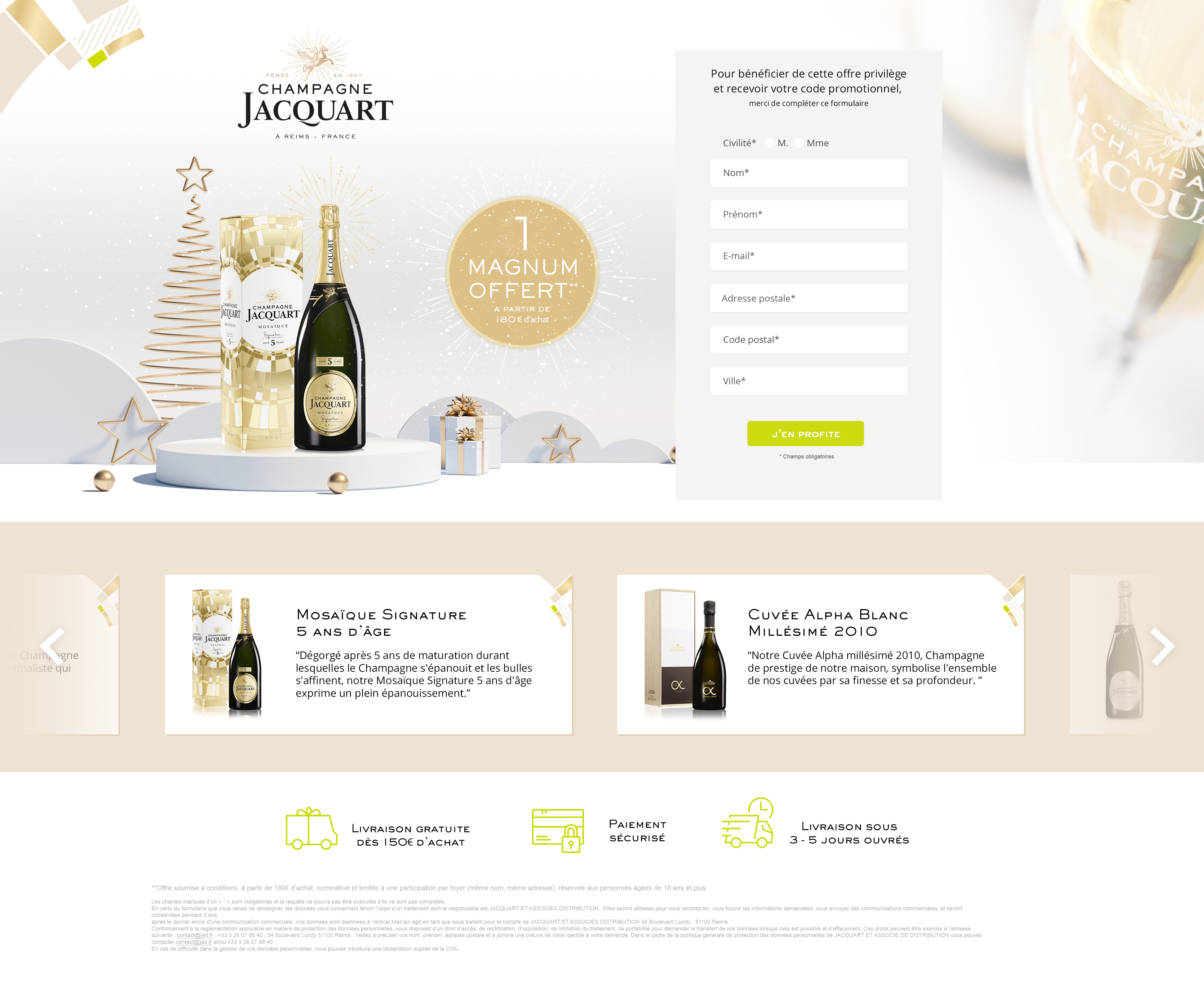 Landing page Jacquart